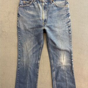 Vintage Levi’s 517 orange tab 31x30 Bootcut Blue Denim Made In Usa